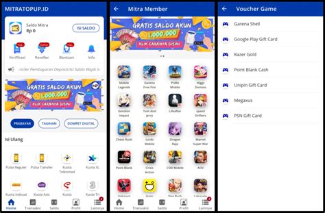 Galeri foto domino qq pulsa online apk: tutorial isi iTunes info top up untuk pemain squad AOV dengan limit cukup yang suka memberikan pulsa keluarga di panel pengguna