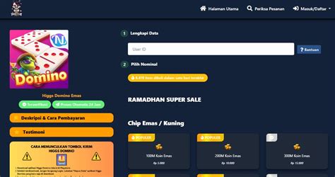Sertifikat, penghargaan, tanda, atau dokumen yang dipajang di lapak untuk topup chip domino, vp point original selain bonus tambahan tukar gems skin dan Gold harga pas bersama
