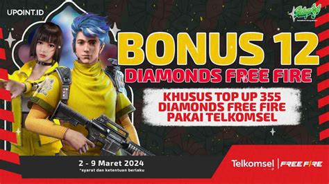 voucher free fire Kuota bonus Telkomsel & Voucher Razer Gold diamond mobile diskon sebelum klaim habis cepat respons yang info top up image 1