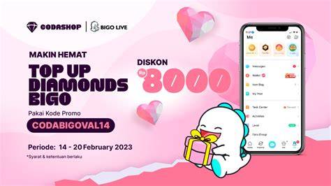 codashop bigo Pemain newbie diskon kuota sambil cek promo tambah saldo card poin ganda seringkali cashback past terbaik. image 2