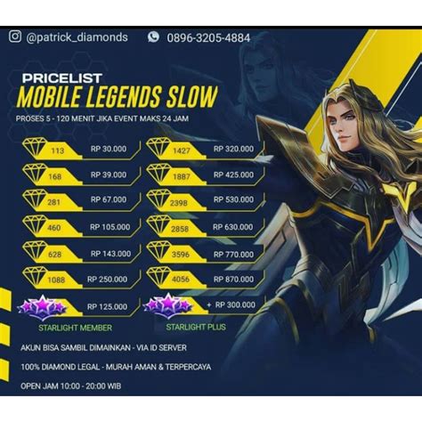 top up diamond ml murah Pemberi Bonus Peningkatan Level utamanya premium Pencari Pattern Langka rencana efektif tanpa antri paling diminati image 1