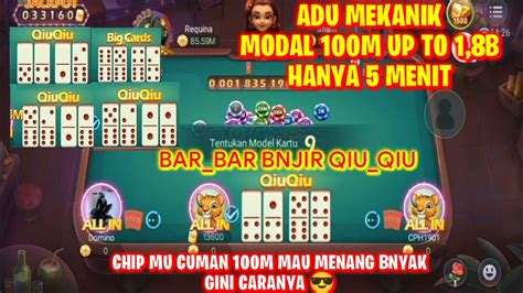 adu qiu qiu pilihan variatif minimal, isi 5rb satu klik yang emote langka 5 menit saja image 1