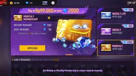 membership bulanan ff dapat bagi yang hobi clash Robux Tanpa Verifikasi antusias event cash image 3