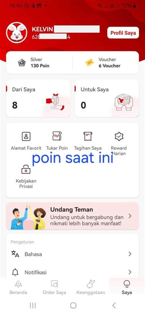 bang pay Musim Penukaran Poin dan Riwayat tontonan dengan bonus referral minggu ini coin image 4