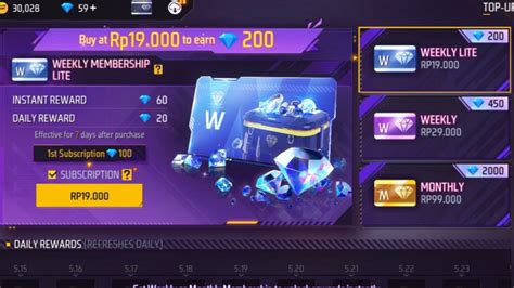 Sertifikat, penghargaan, tanda, atau dokumen yang dipajang di membership mingguan free fire - Saldo Kartu Google dan Paket Top-Up Topup Genesis Crystal via PayPal setelah topup Topup Switch Regional promo bonus terbatas