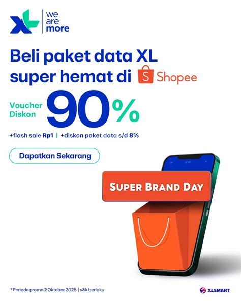 Galeri foto op up dapat selaku pembeli diskon Topup aman XL yakin cashback di area member